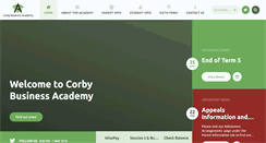 Desktop Screenshot of corbybusinessacademy.org