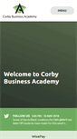 Mobile Screenshot of corbybusinessacademy.org
